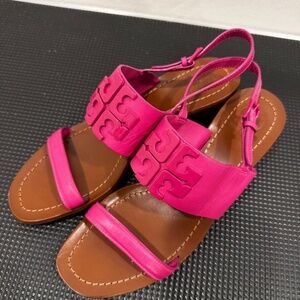 Tory Burch pink sandals size 8
